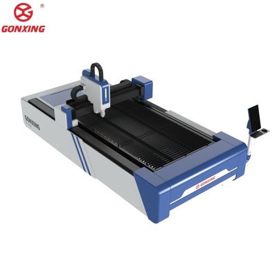 2000W y 3000W GX-3015E Máquina de corte por láser de fibra de modelo para lente óptica de metal Área de corte de longitud de onda 1500 * 3000mm