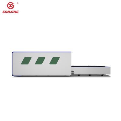 Máquina de corte por láser de chapa metálica industrial de doble mesa modelo 6000w con configuración de 4 ejes y servomotor Yaskawa