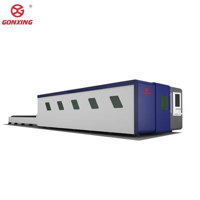 30 mm de espesor de corte Máquina de corte de metal con láser de fibra completamente cerrada y mesa intercambiable para cortar materiales metálicos de tubo