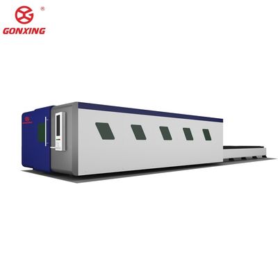 30 mm de espesor de corte Máquina de corte de metal con láser de fibra completamente cerrada y mesa intercambiable para cortar materiales metálicos de tubo