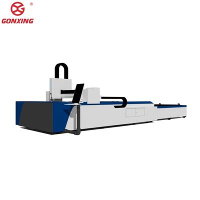 Máquina de corte por láser de chapa de metal de 5500 KG para gran operación pulsada de placas de acero inoxidable y tubos de tipo guarnición