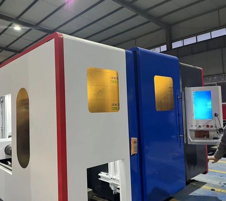Carga automática Schneider Electric-Francia Máquina de corte por láser de fibra de 2000/3000W para placas y tubos integrados metálicos