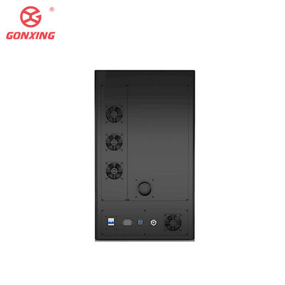 Software de control EZCAD 30W 50W Máquina de grabado de marcado por láser de fibra cerrada para grabado portátil en collar