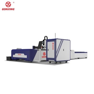 Sistema de refrigeración de configuración de 5 ejes Hanli Chiller de agua Máquina de corte por láser de fibra de metal de placa y tubo