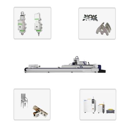 Máquina de corte por láser de fibra metálica de 1500W-6000W para acero inoxidable de acero carbono de aluminio IPG Max Raycus BOCI