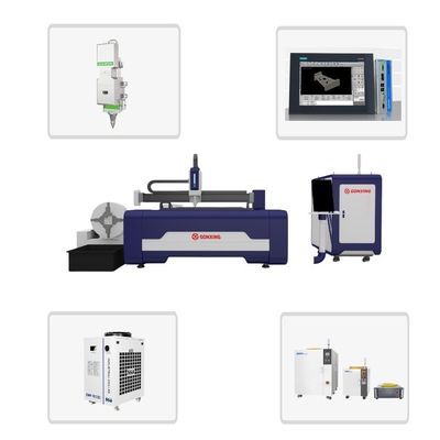 5000 KG Máquina de corte de tubos CNC de fibra láser de alta rigidez para corte de metal Equipo de corte láser 3kw Cortador láser