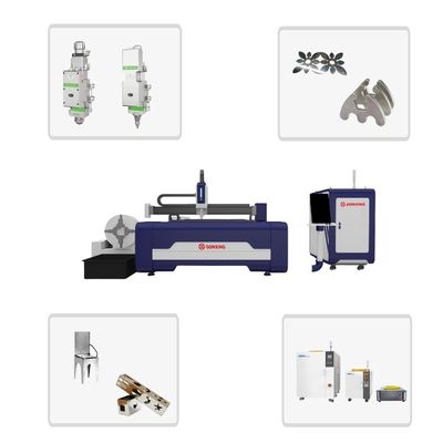 5000 KG Máquina de corte de tubos CNC de fibra láser de alta rigidez para corte de metal Equipo de corte láser 3kw Cortador láser