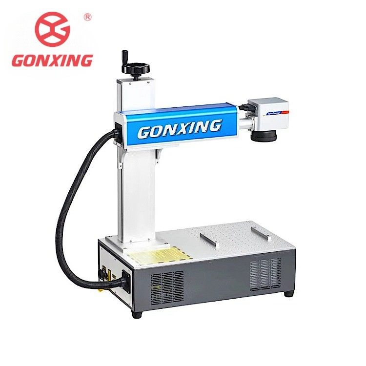 JPT GONXING LASER 20w 30w 60w 100w MOPA Máquina de Marcado con Láser para Marcado de Color Refrigeración por Aire Dwg Soportado Pequeño y Portátil