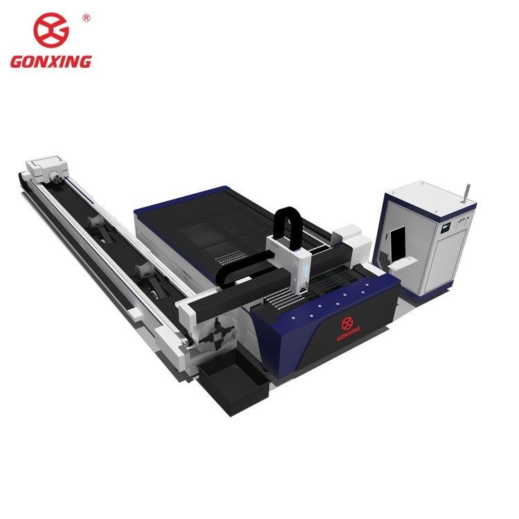 Máquina de corte por láser de fibra CNC para hojas y tubos 1500mmX3000mm Área de trabajo GXLASER Modelo de equipos láser industriales